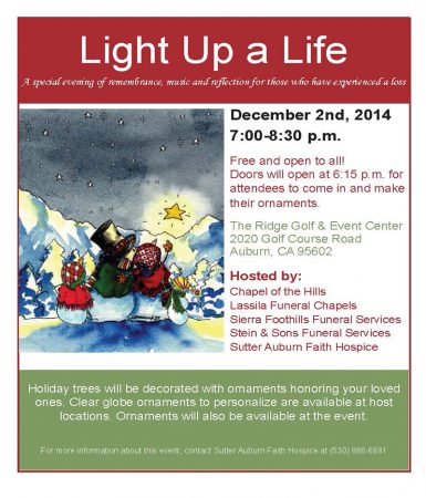 V4 Light Up a Life Poster