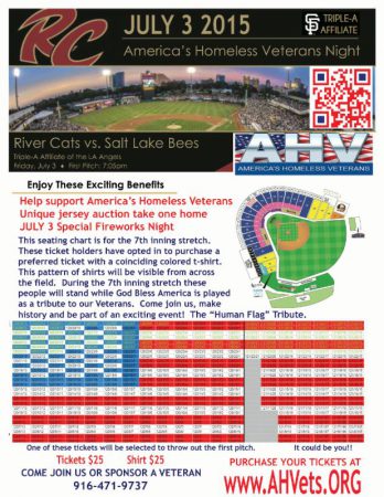 Help Veteran Raley Field July 3