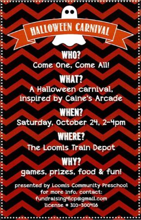 October 24 Halloween Carnival