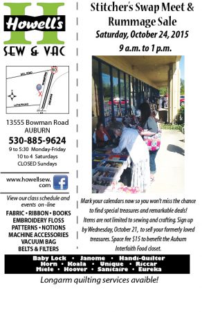 October 24 rummage
