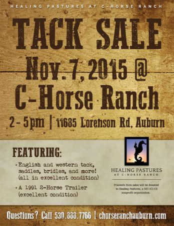 November 7 Tack Sale