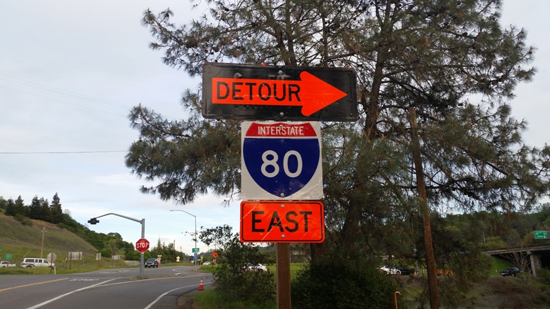 I-80 Detour