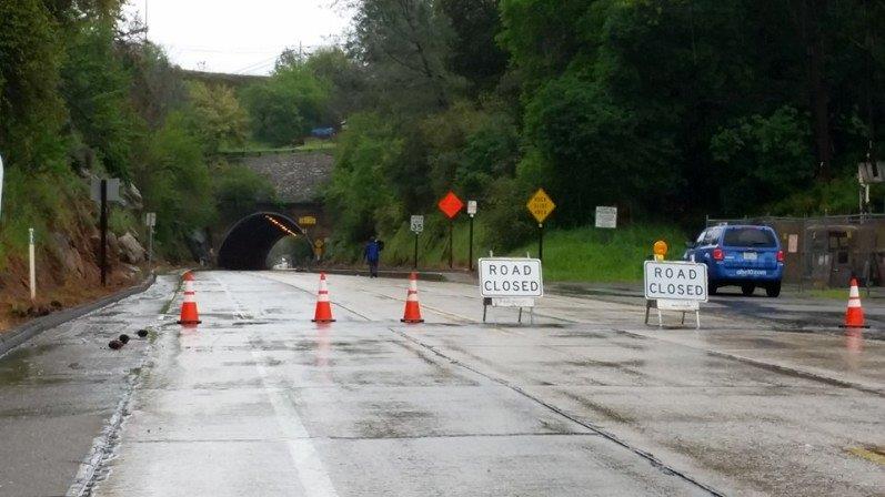 road closed