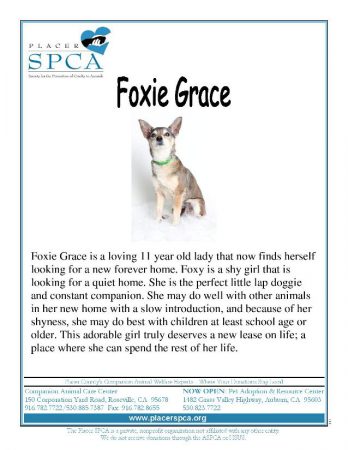 Foxie Grace