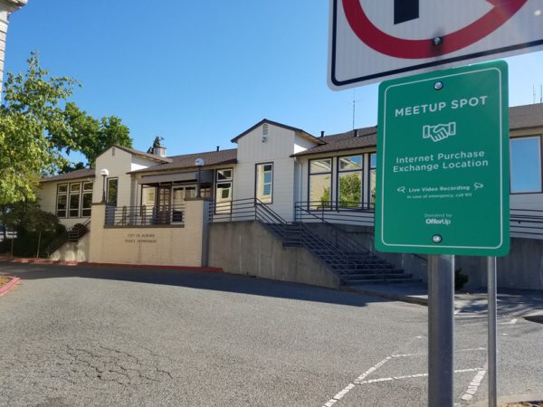meetup spot green sign auburn pd