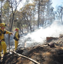 Wild Fire on Highway 50 at Camino!